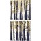 Fresh Forest Indigo by James Wiens 14" x 14" Canvas Wall Art (Set of 2)
